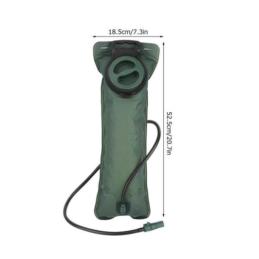 3L Big Mouth TPU Water Bag Outdoor Portable Sports Water Bag