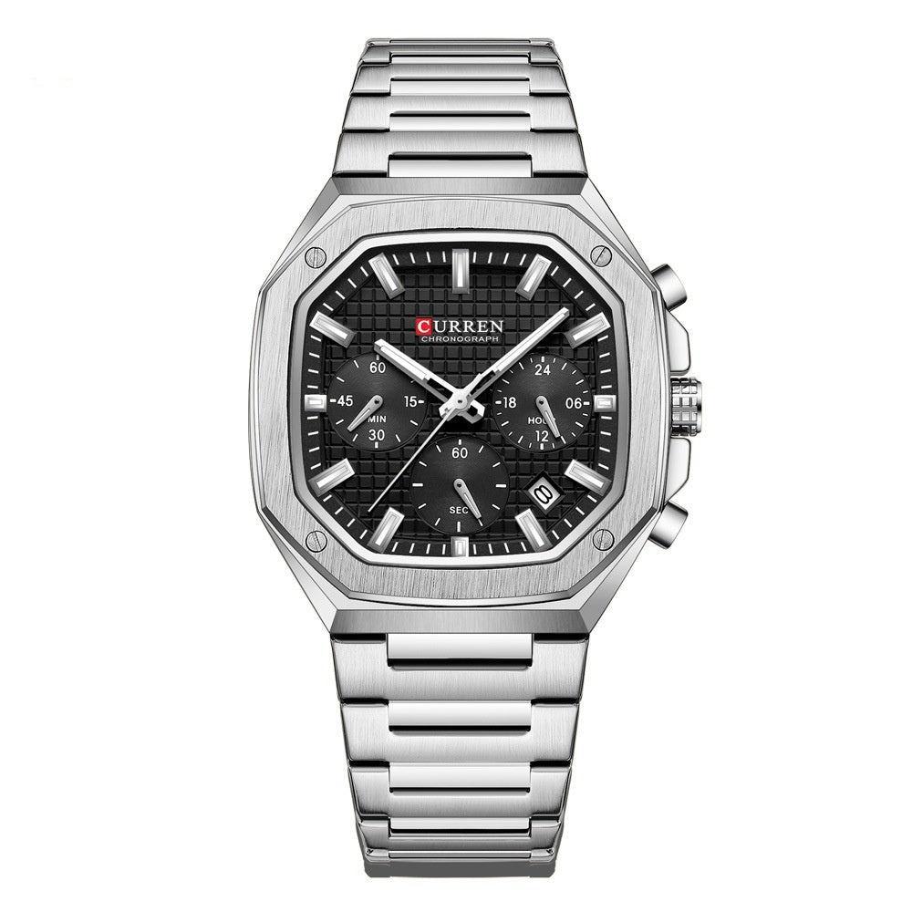 Classic Luxury Feel
Sixmilude Precision Steel Bracelet Watc