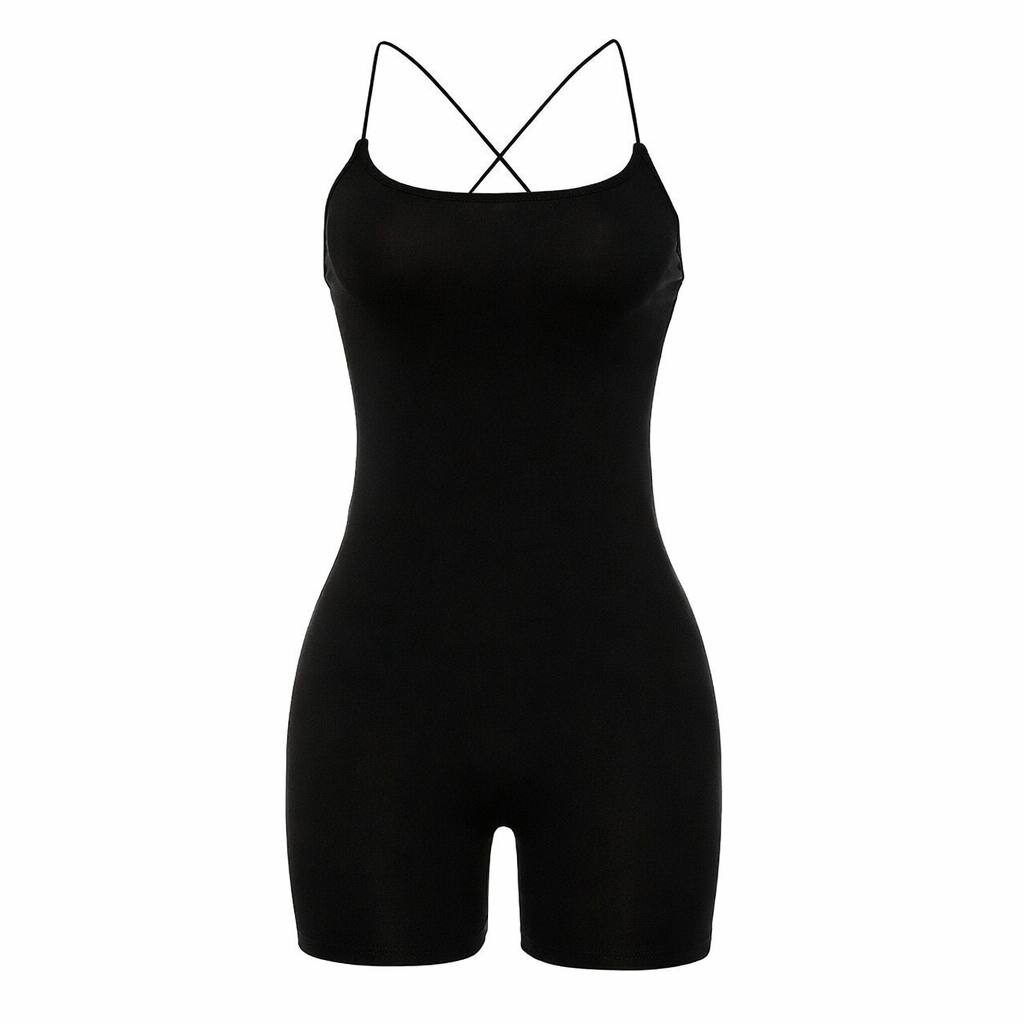 Snatched Romper Jumpsuit for Women – Stretch Bodycon One Piece
