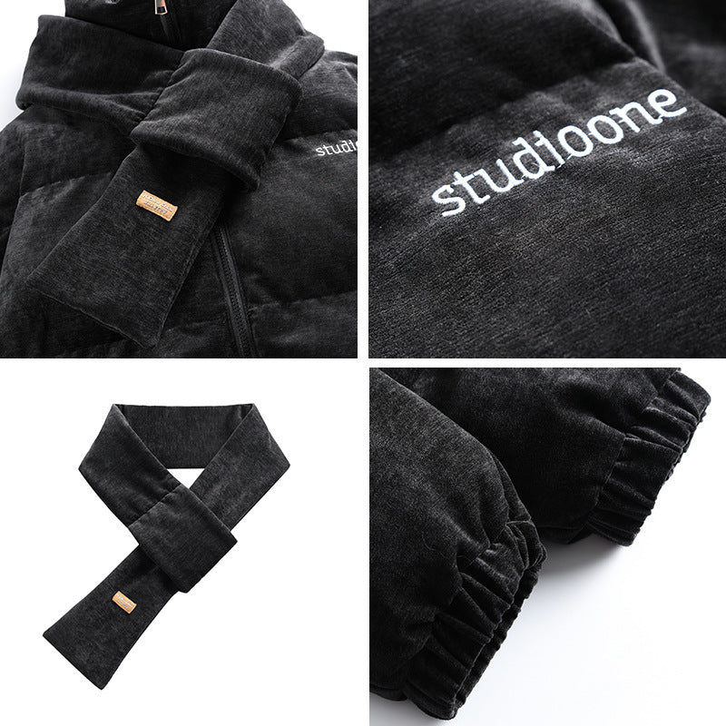 Sixmilude Casual Warm Cotton Coat Men