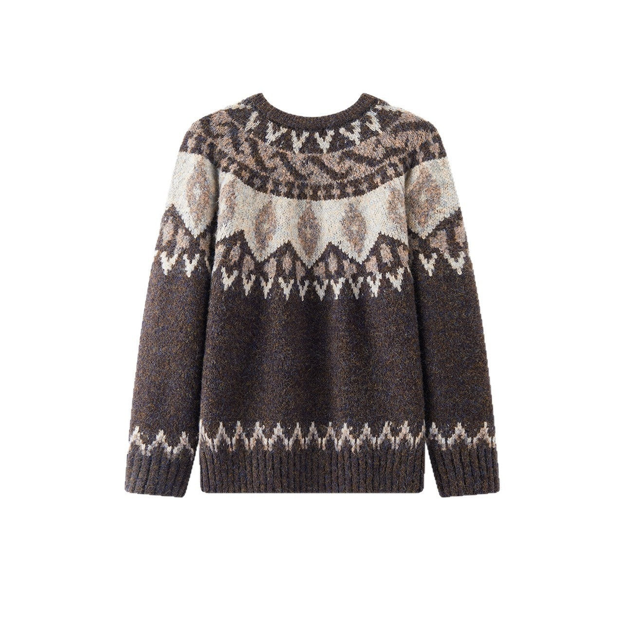 Sixmilude Men’s Jacquard Knit Sweater