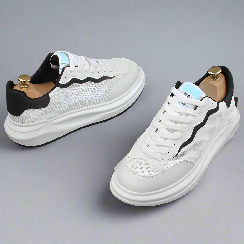 New Versatile Men's Rubber Small White sneakers