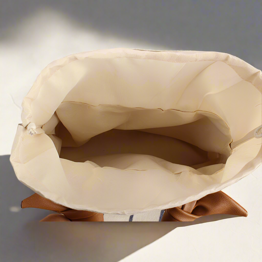 Seaside Vacation Versatile Portable PU Straw Material Bag