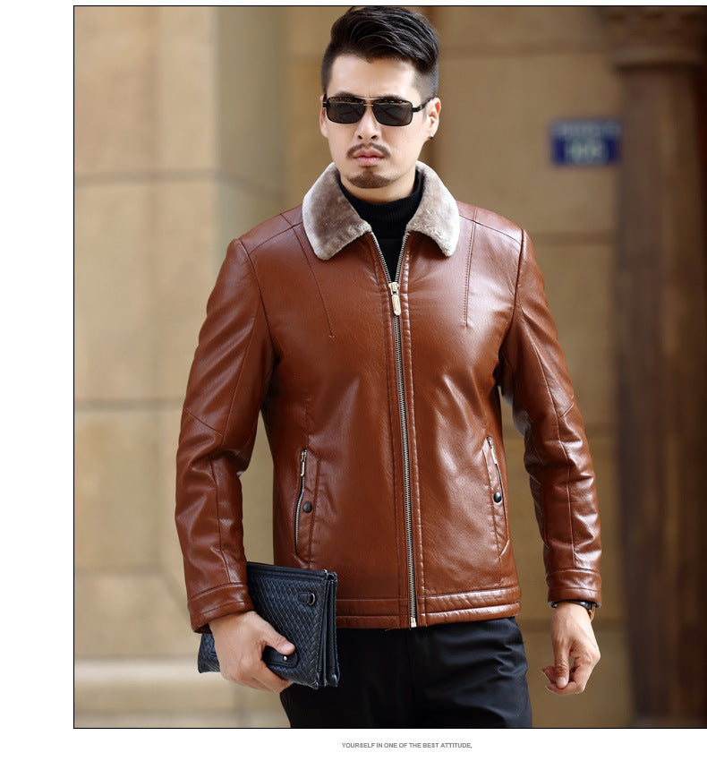 Sixmilude Leather jacket PU coat
