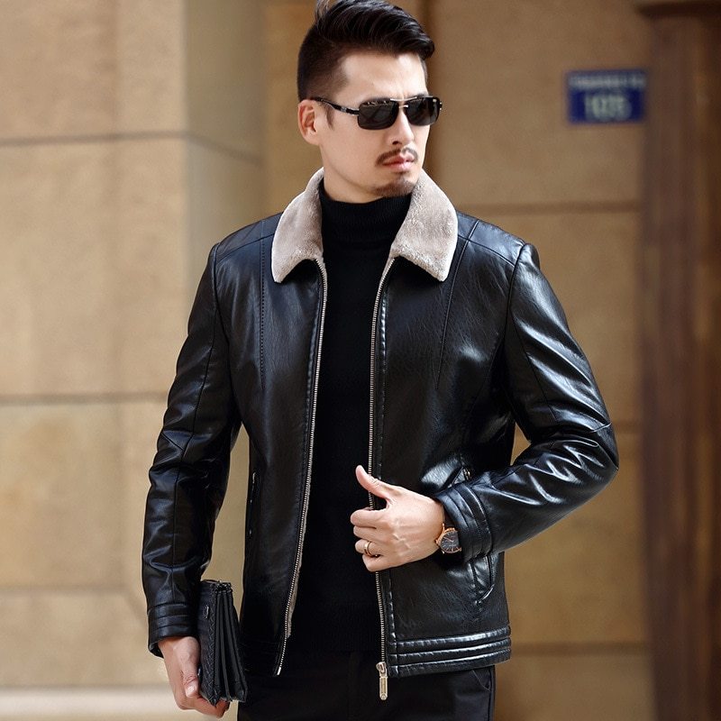Sixmilude Leather jacket PU coat