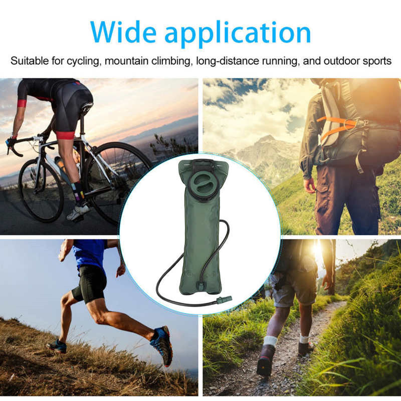 3L Big Mouth TPU Water Bag Outdoor Portable Sports Water Bag
