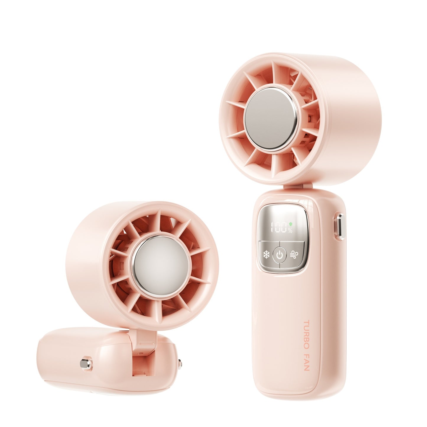 Refrigeration High-speed Handheld Fan Usb Outdoor Portable Folding Mini Fan