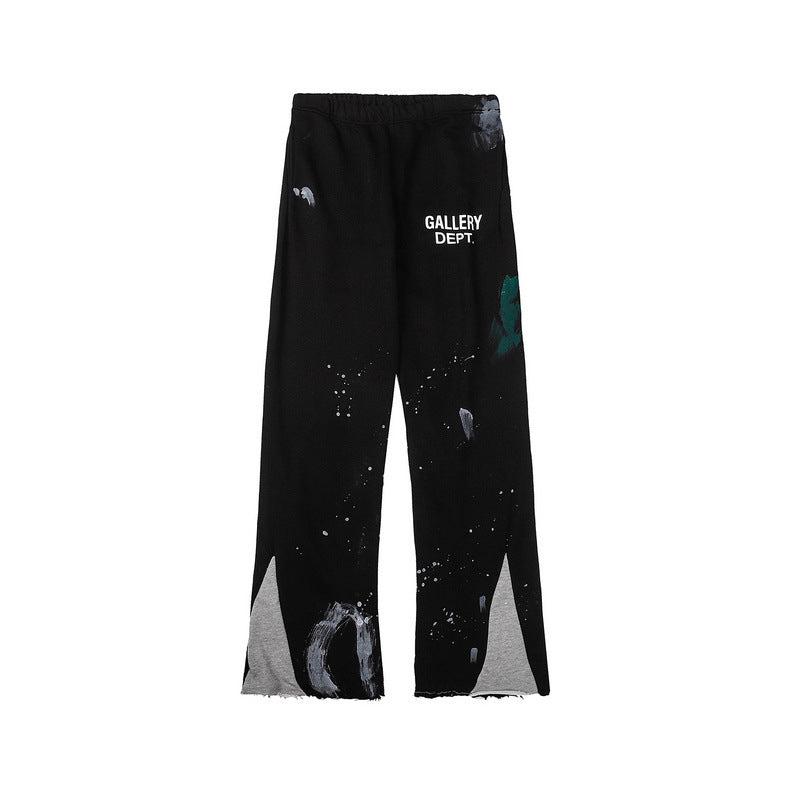 Paint Splatter Bootcut Sweatpants