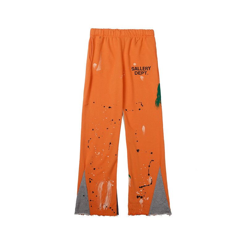 Paint Splatter Bootcut Sweatpants