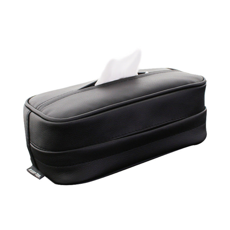 Car PU Hanging Leather Box Car Pumping Paper Bag