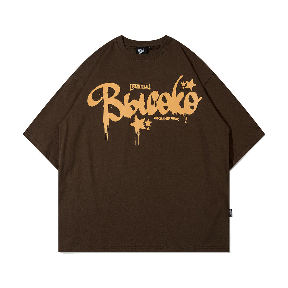 High Street Cotton Graphic T-Shirt – Casual Streetwear Tee