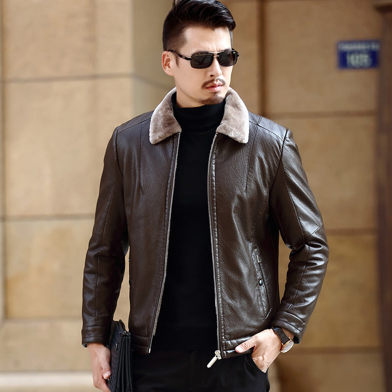 Sixmilude Leather jacket PU coat
