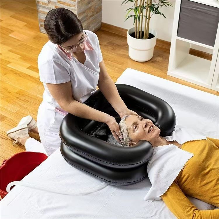 Inflatable Foldable Portable PV Outdoor Care Basin Beauty Hair Shampoo Basin