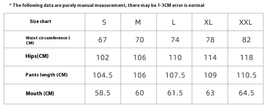 Striped Pants Contrast Color Sports Casual Pants