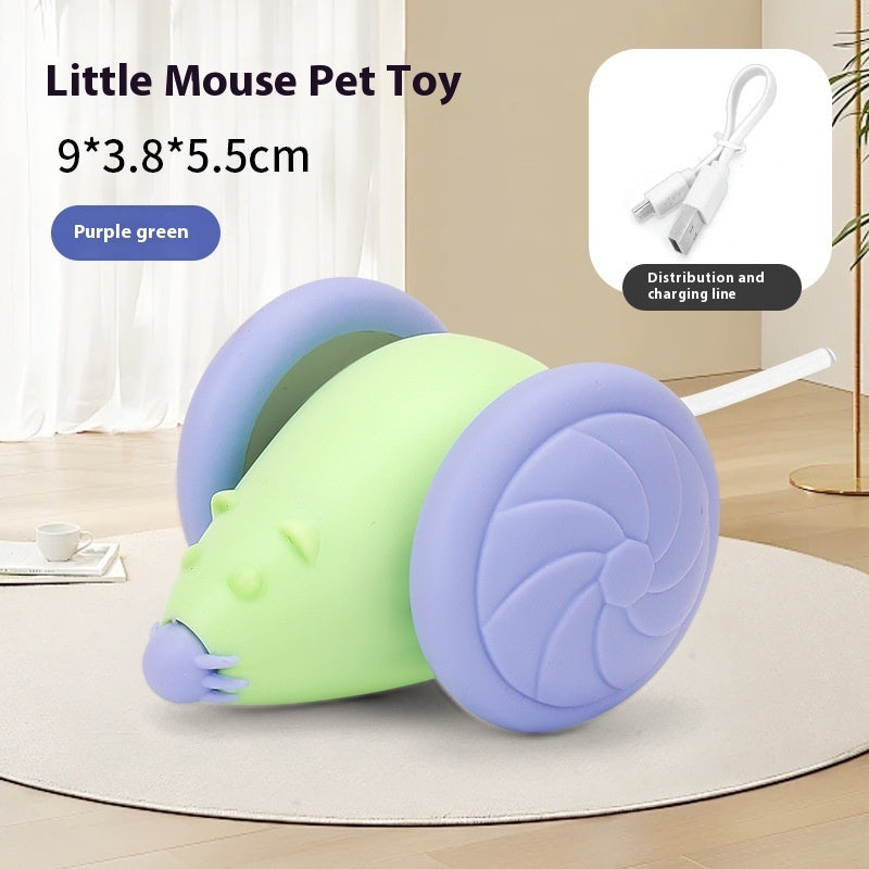 Sixmilude Mouse Toy USB Rechargeable Luminous Electric