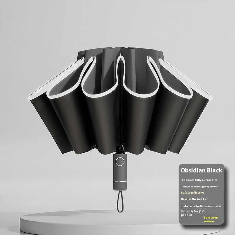 Fully Automatic Reverse Sunny And Rainy Sun-proof UV Umbrella