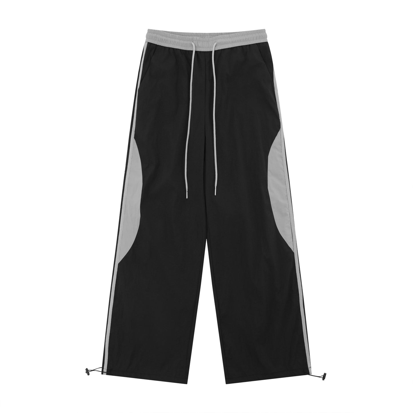 Striped Pants Contrast Color Sports Casual Pants