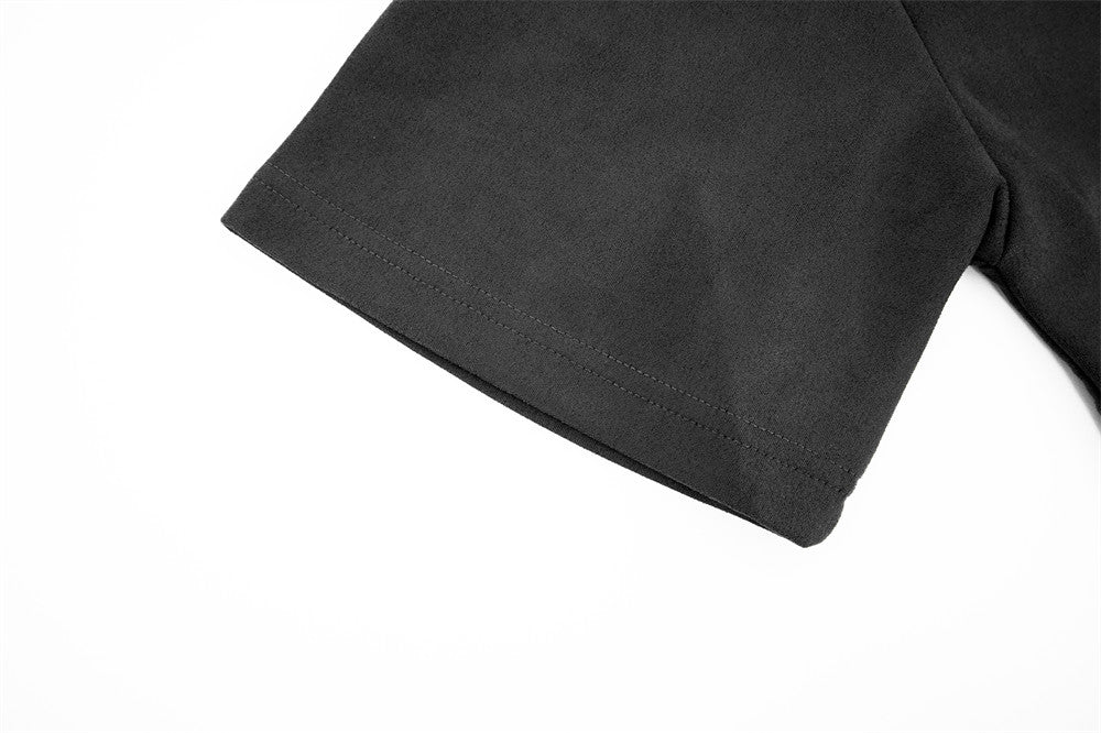 Loose Fit Cotton Graphic T-Shirt – Casual Streetwear Tee for Men