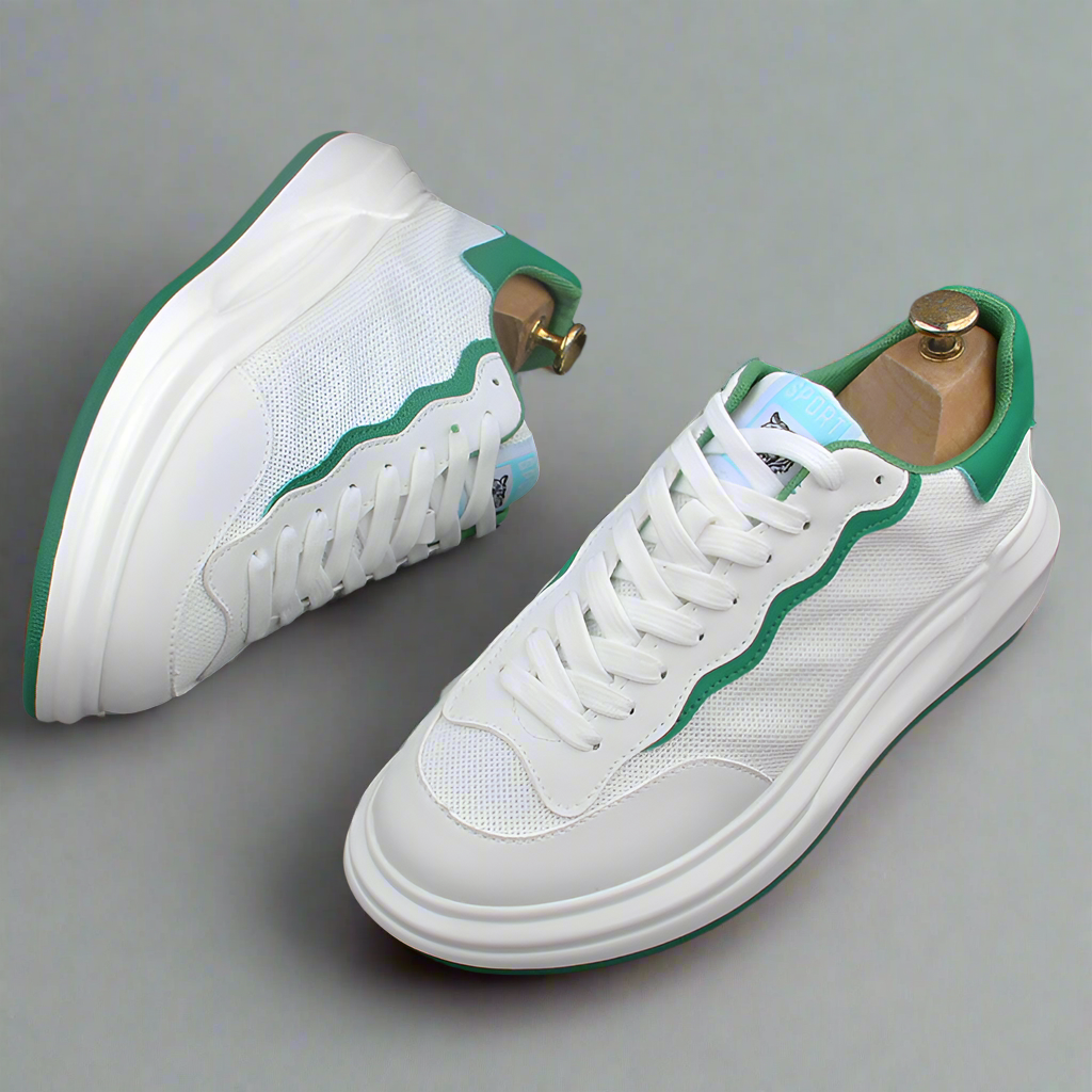 New Versatile Men's Rubber Small White sneakers