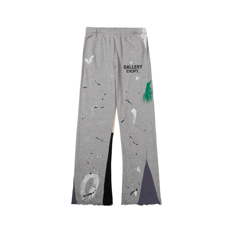 Paint Splatter Bootcut Sweatpants
