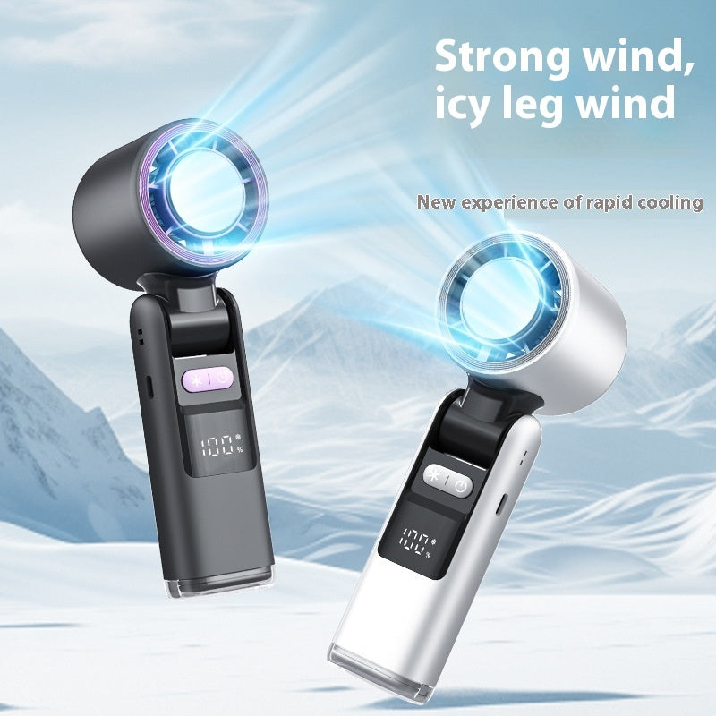 Super Chilled Cold Speed Fan. Display For Outdoor Camping Travel