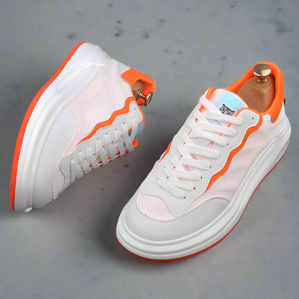 New Versatile Men's Rubber Small White sneakers