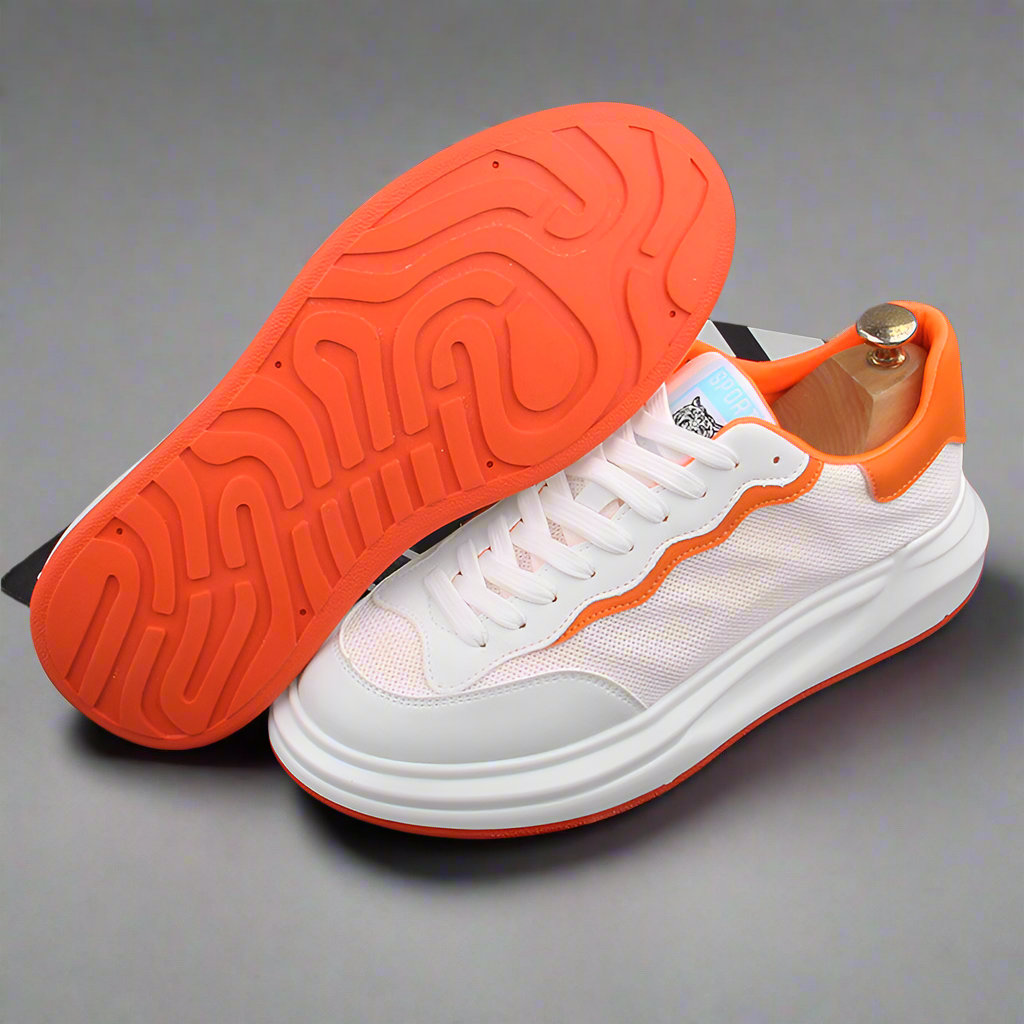 New Versatile Men's Rubber Small White sneakers