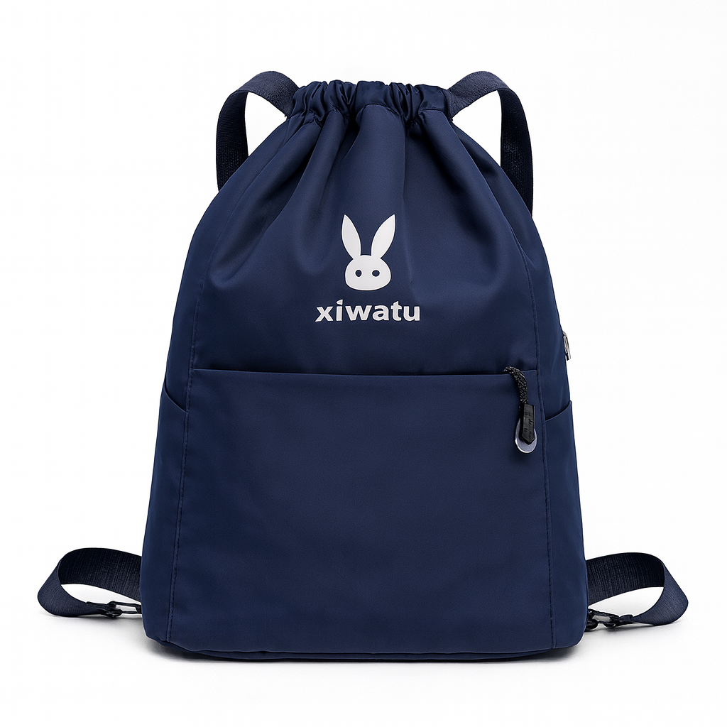 Portable Folding Backpack Sports Fitness Drawstring Leisure Beam