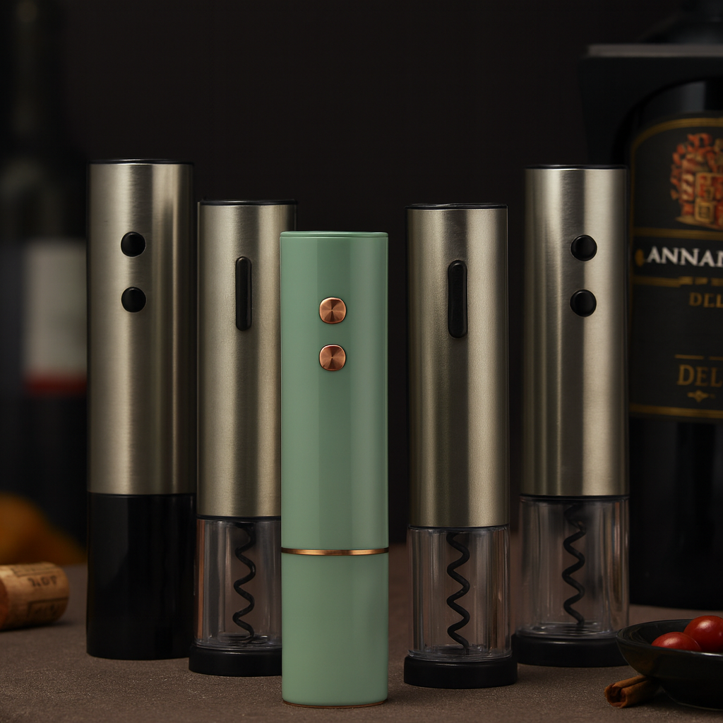 Stainless Steel Wine Electric Bottle Opener Creative Rechargeable