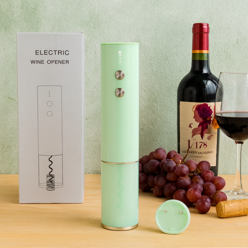 Stainless Steel Wine Electric Bottle Opener Creative Rechargeable
