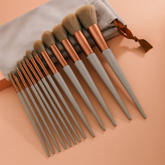 13Pcs Makeup Brush Set Make Up Concealer Brush Blush Powder Brush Eye Shadow Highlighter Foundation Brush Cosmetic Beauty Tools