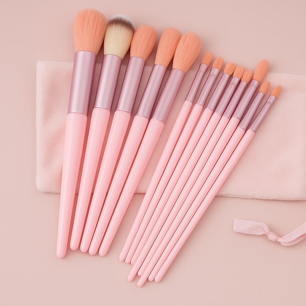 13Pcs Makeup Brush Set Make Up Concealer Brush Blush Powder Brush Eye Shadow Highlighter Foundation Brush Cosmetic Beauty Tools