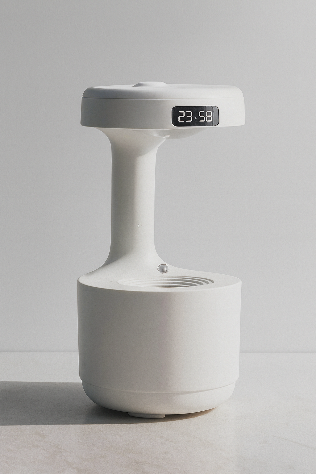 Bedroom Anti-Gravity Humidifier With Clock Water Drop Backflow Aroma Diffuser Large Capacity Office Bedroom Mute Heavy Fog Household Sprayer