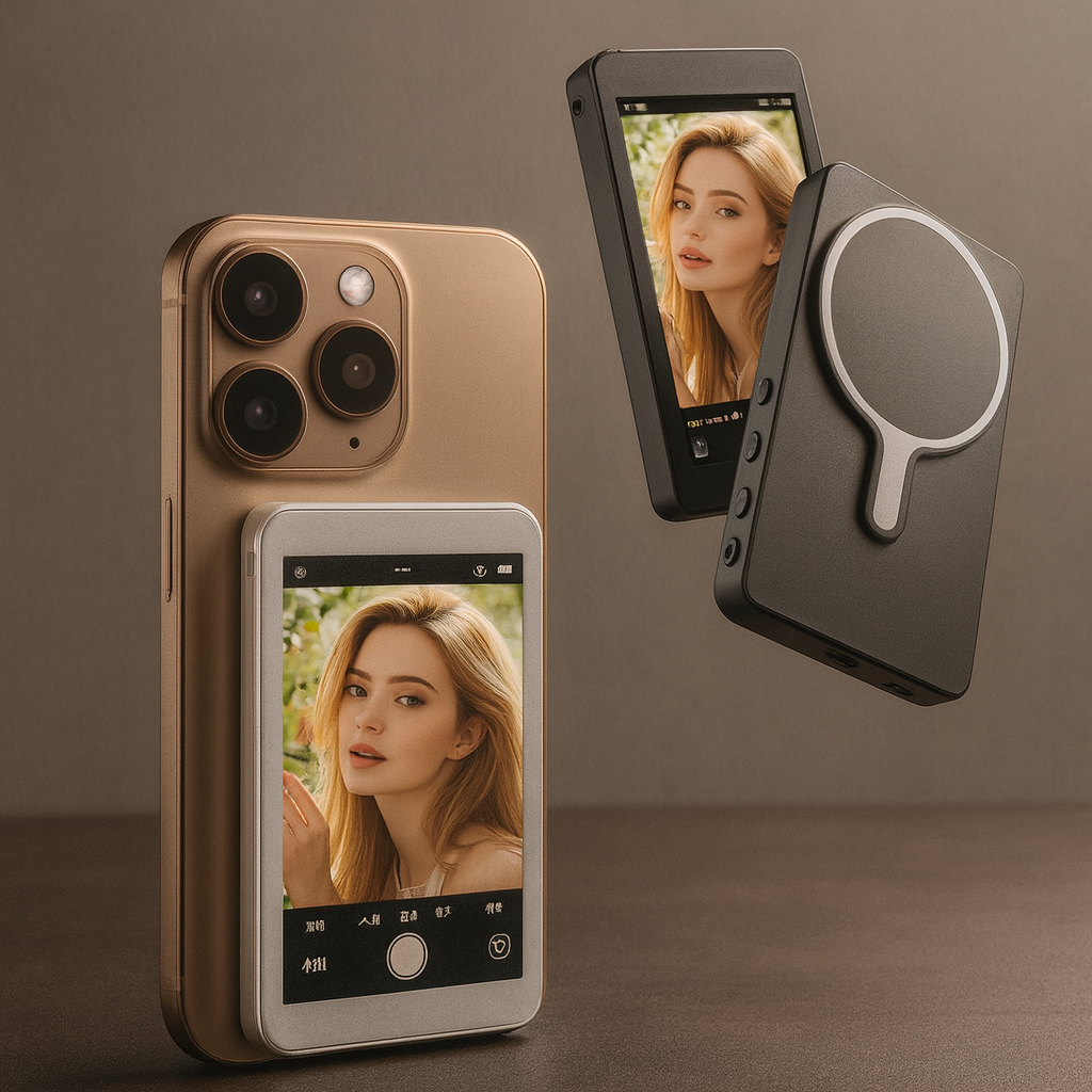 X40L Mobile Selfie Screen Recorder -Audio-Focusing-Hanging Rope-Photography Version- RK-X40A Upgraded Version