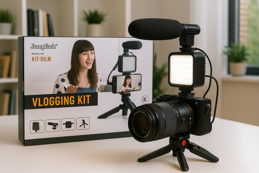 Compatible with Apple, Profession Vlog Tripod Kit Vlogging Photography With Smartphone Video Studio