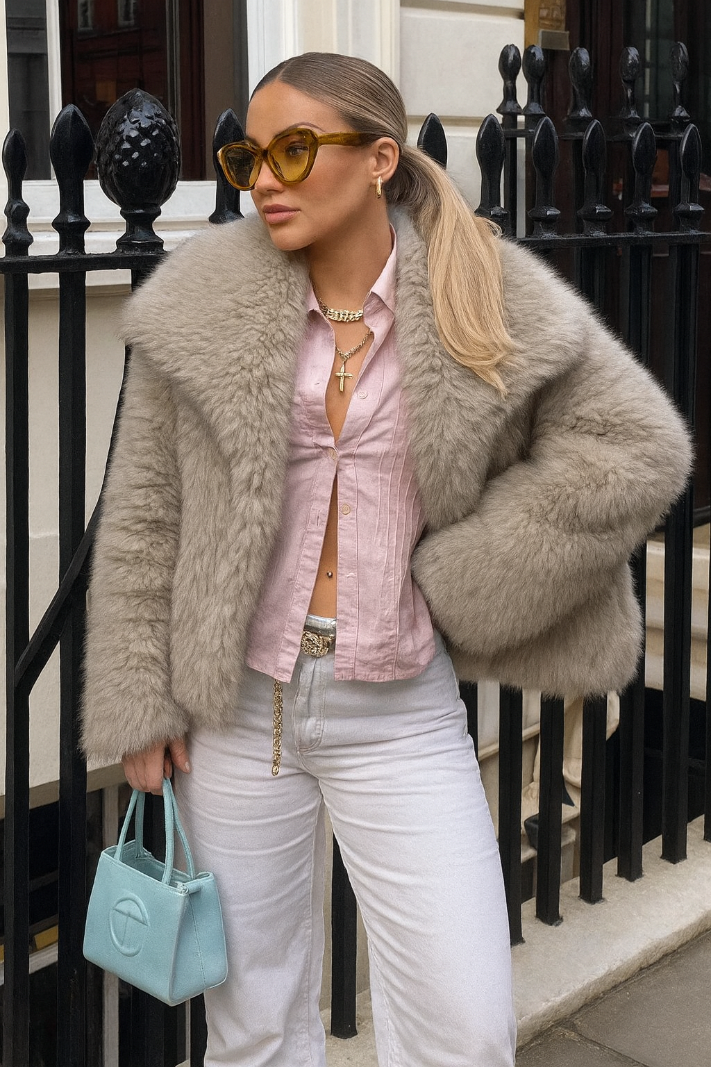 Winter Plush Coat Fashion Warm Thicken Fluffy Lapel Jacket Outwear Casual Long Sleeve Tops Womens Clothing