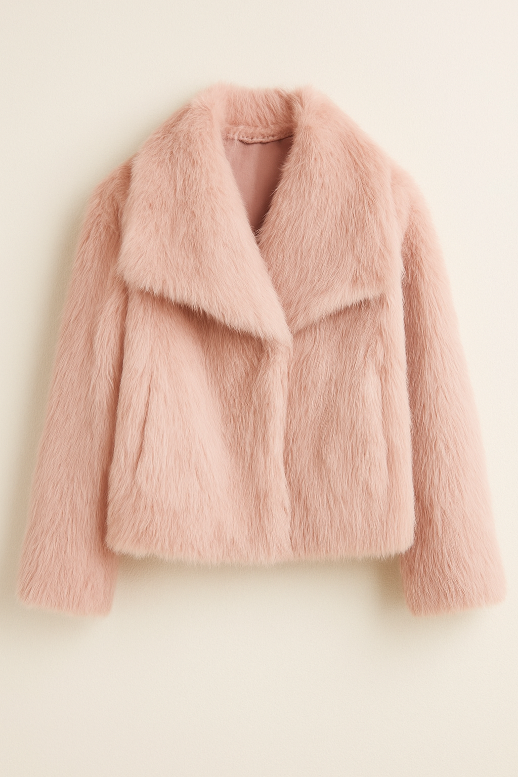 Winter Plush Coat Fashion Warm Thicken Fluffy Lapel Jacket Outwear Casual Long Sleeve Tops Womens Clothing