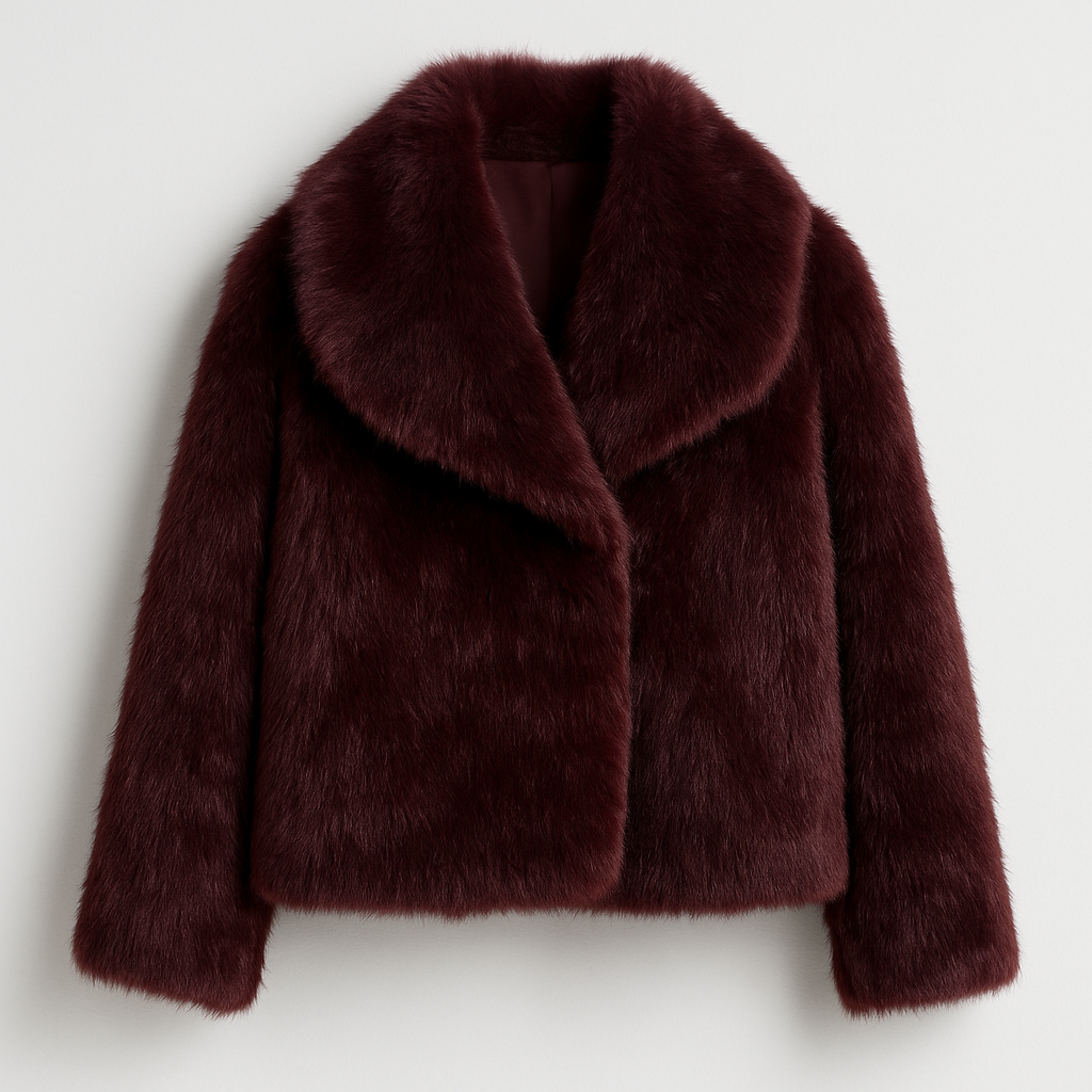 Winter Plush Coat Fashion Warm Thicken Fluffy Lapel Jacket Outwear Casual Long Sleeve Tops Womens Clothing