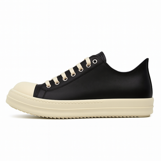 Men's Low Top Sneakers Leather Casual