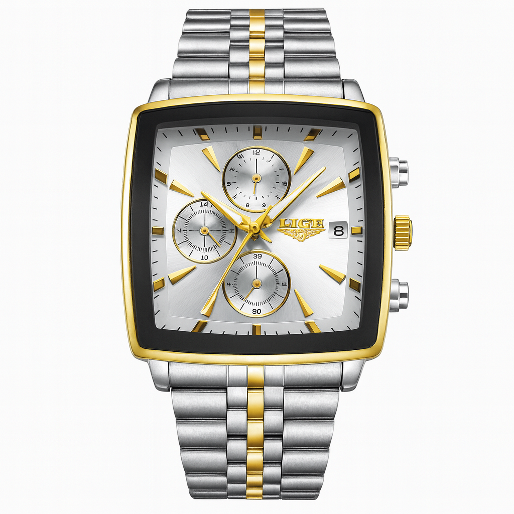 Business Personality Large Dial Square Watch Men