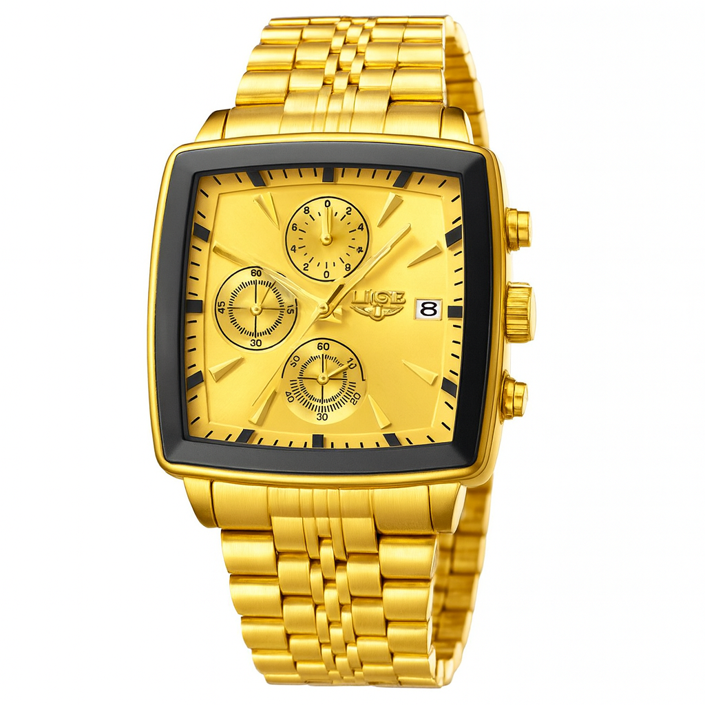 Business Personality Large Dial Square Watch Men