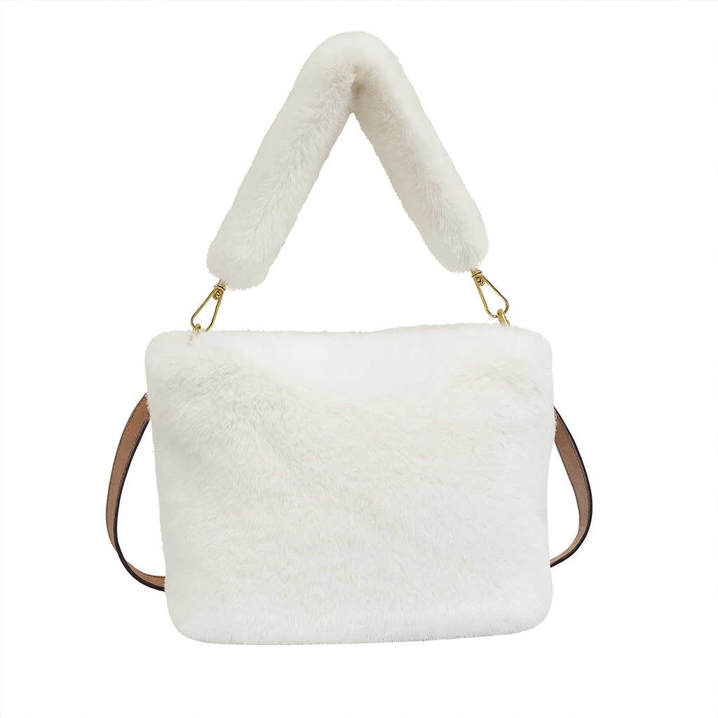 Faux Fur Rabbit Plush Shoulder Crossbody Bag