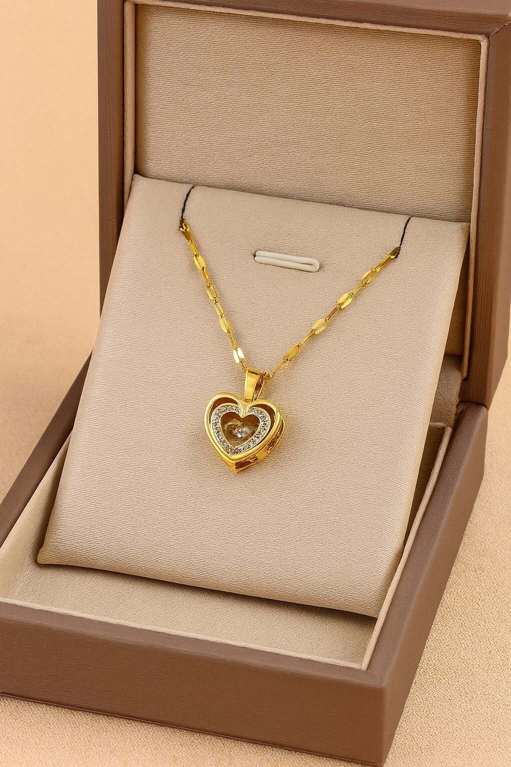 Sixmilude Double-layer Love Necklace