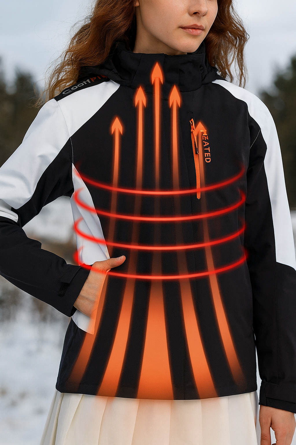 Sixmilude Smart Heating Shell Jacket Couple Winter