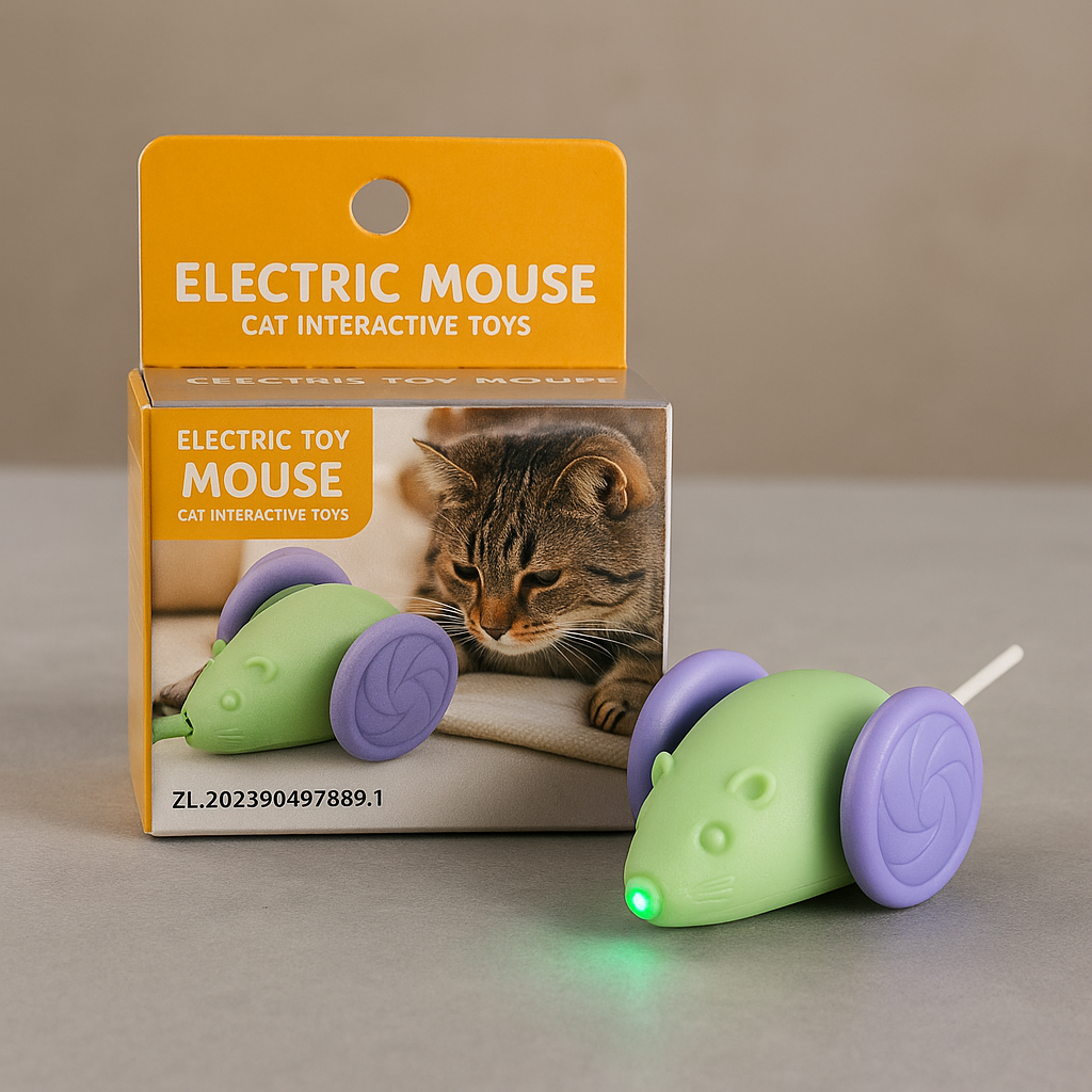 Sixmilude Mouse Toy USB Rechargeable Luminous Electric