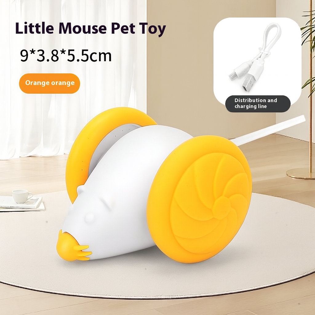 Sixmilude Mouse Toy USB Rechargeable Luminous Electric