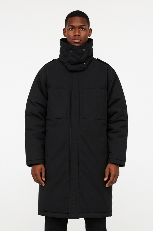 Sixmilude Stand-up Collar Windproof Padded Men's Jacket