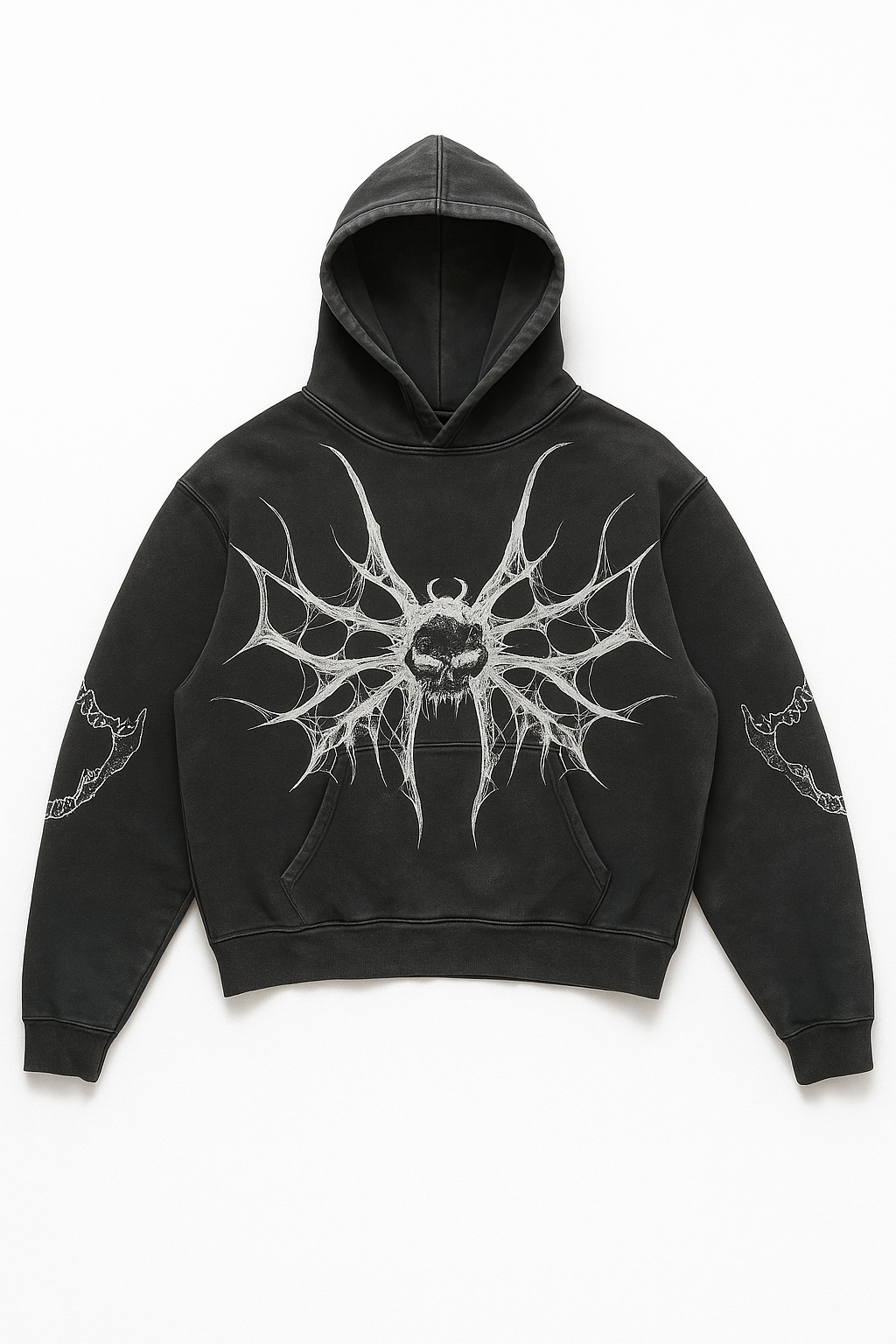 Sixmilude Casual Letter Explosion Print Hoodie Men Harajuku Vintage