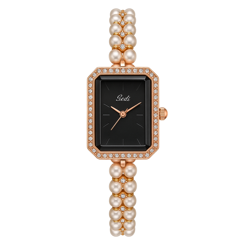 Sixmilude Shell Pearls Women's Creative Quartz Watch