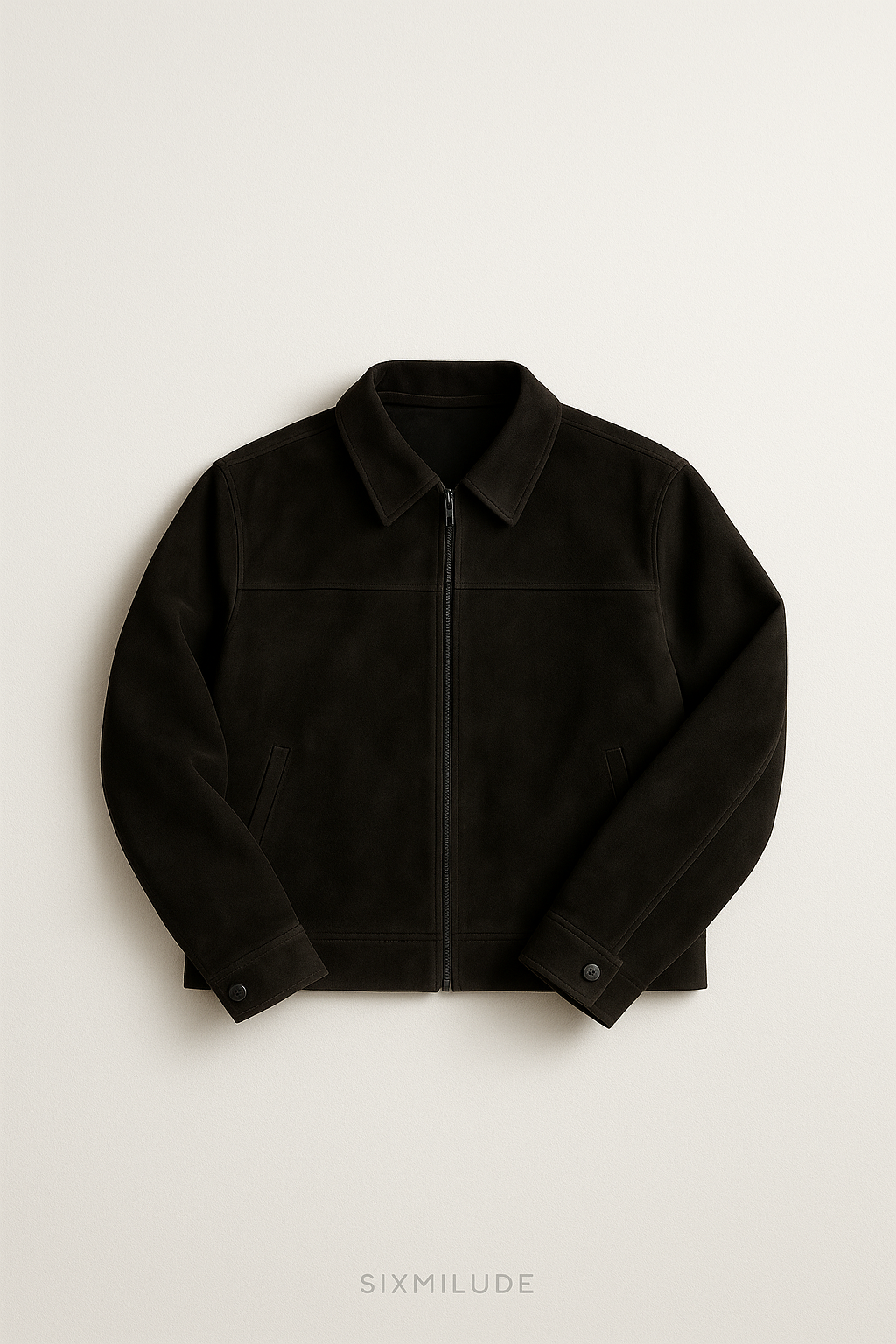 Sixmilude Loose American Retro Lapels Jacket For Men